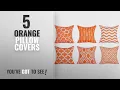 Top 10 Orange Pillow Covers 2018 Top Finel 100 Durable Canvas Square Decorative Throw Pillows