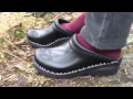 swedish TROENTORP Clogs Rembrandt on feet