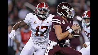 Alabama LB Trezmen Marshall made the defensive play calls in 40-17 win over Mississippi State