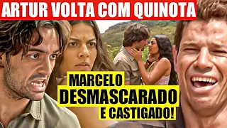 NO RANCHO FUNDO capítulo de hoje - Artur VOLTA Quinota! DESMASCARA Marcelo e CASTIGA o VILÃO.
