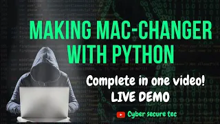 Python Network Hacks Creating Mac Changer in a Single Tutorial
