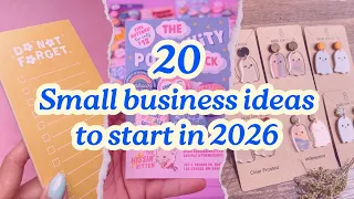 20 small business ideas to start in 2026