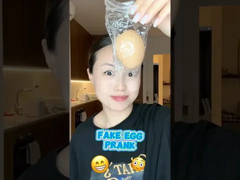 FAKE EGG PRANK #shorts #iribabyworld #prank