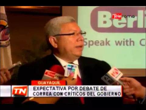 Expectativa por debate de Correa con críticos del gobierno