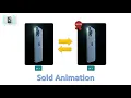 Sold Animation Splash Animation CSS HTML only Web Designing