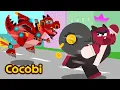 Robot Pahlawan Super T-rex🦖🦸‍♂️ | Lagu Anak-anak | Cocobi
