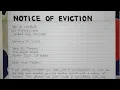 How To Write A Notice of Eviction Letter Step by Step Guide Writing Practices