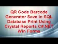 Generator QR Code Save in SQL Database Print Using C NET Win Forms