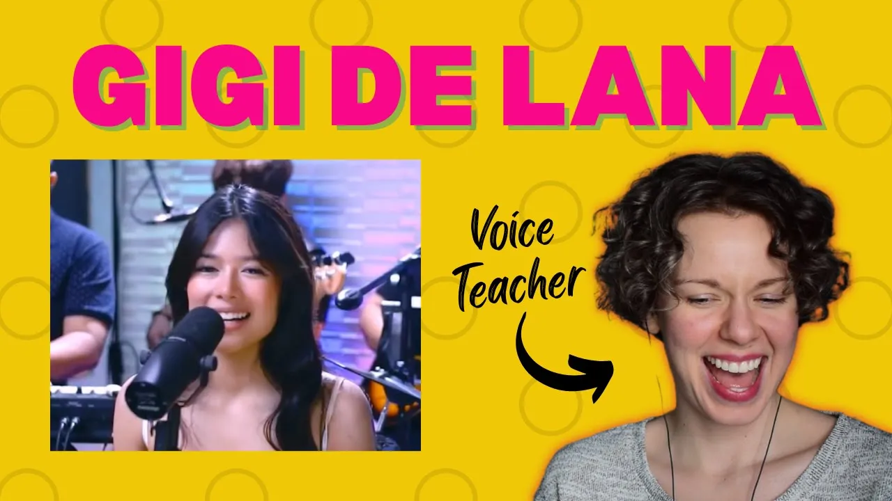 Voice Teacher Reacts - GIGI DE LANA - Through the Fire x Piano in the Dark