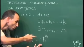Aritmética - Aula 10 - Números primos - Teorema Fundamental da Aritmética