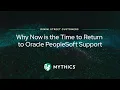 Why Organizations Are Returning to Oracle Support for PeopleSoft
