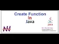 Java Tutorial For Beginners How To Make a Return Type Function in Java Manish Nain