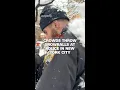 Crowds throw snowballs at police in New York City