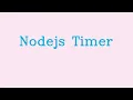 Nodejs Timer NoTalk