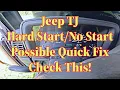 Jeep TJ hard start or no start Here s a possible quick fix Check this relay This Old TJ