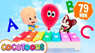 ABC: Canção do alfabeto e mais musicas infantis de Cleo e Cuquin | Cocotoons Brasil