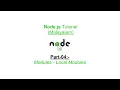 Modules - Local Modules Node js Malayalam Tutorial Part-04