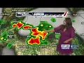 HOT HUMID AND STORMY On and off storms over the next couple of days with hot and humid weather