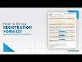 How to Fill Out Registration Form 227 or CA Application for Duplicate or Transfer of Title PDFRun