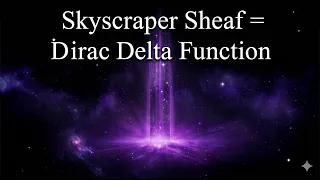 Skyscraper Sheaf Dirac Delta Function