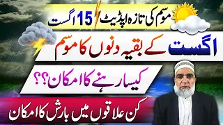 Weather Forecast Pakistan Upto 31st August 2026 Crop Reformer