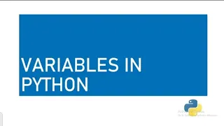 Variables in Python in Twi Lesson 4