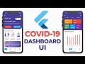 Flutter COVID-19 Dashboard UI Speed Code