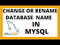 How to change or rename database name in mysql Mysql workbench tutorial
