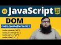 Master JavaScript DOM Create New Elements Learn Append vs Prepend Class 43