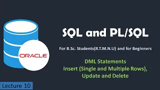 DML Statements How to Insert Update and Delete Row Data in SQL SQL Lecture 10