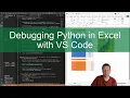 Debugging Python in Excel with VS Code