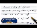 Cursive Writing for Beginners - Lesson 8 Connecting Letters c a to z AthysCalligraphy