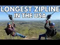 We Rode The LONGEST ZIPLINE In America The MegaZip in PIGEON FORGE Tennessee