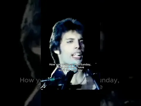 It seems the only cure for the Sunday blues is not having work the next day and listening to Queen.