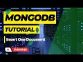 Insert One Document in MongoDB How to Insert a Document in MongoDB MongoDB Tutorial
