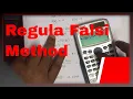 Regula Falsi Method Using Calculator Numerical Method