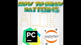 How to draw alphabet patterns in python using pycharm
