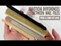 Which nail files are best Glass Diamond Emery Boards Nail Technician Explains