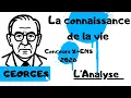 CANGUILHEM - LA CONNAISSANCE DE LA VIE