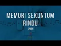 Spoon - Memori Sekuntum Rindu | Karaoke