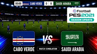 مباشر  السعودية ضد الرأس الأخضر   محاكاة لعبة                   دندنها