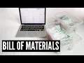 Bill of Materials for a prototype or low volume electronics KiCad PartsBox CSV Python