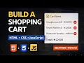 Build a Shopping Cart with HTML CSS JavaScript Beginner Friendly - Part 1