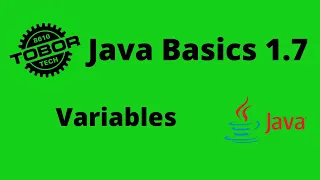 Variables - Java Basics 1 7
