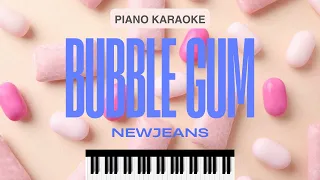 PIANO KARAOKE Bubble Gum NewJeans 