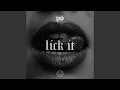 Lick It Extended Mix