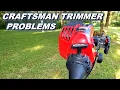 Craftsman trimmer is ran on a light mixture