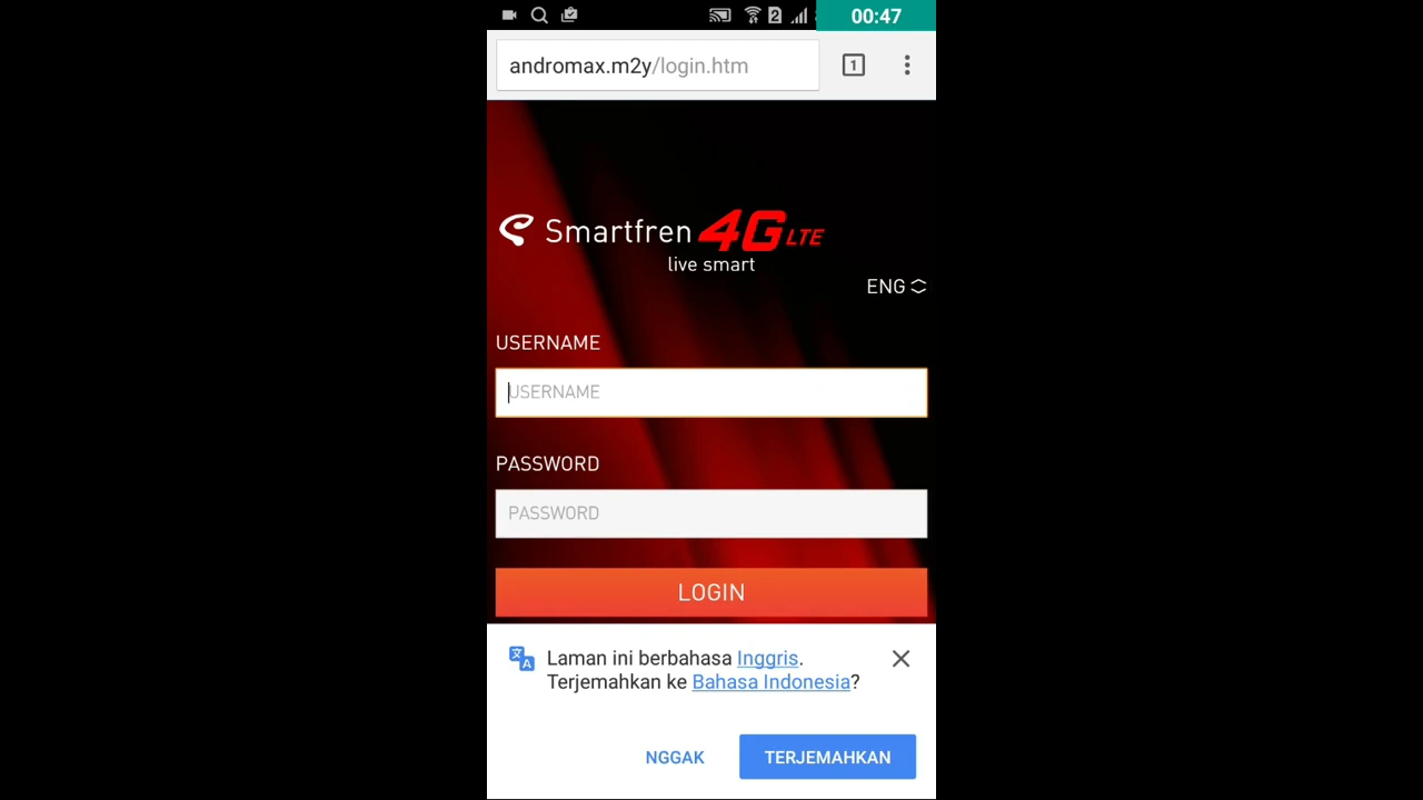 Cara setting wifi Andromax m3y lewat hp Cara reset password andromax m3y Reset modem smartfren m3y 1. 