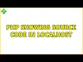 Ubuntu php showing source code in localhost 3 Solutions