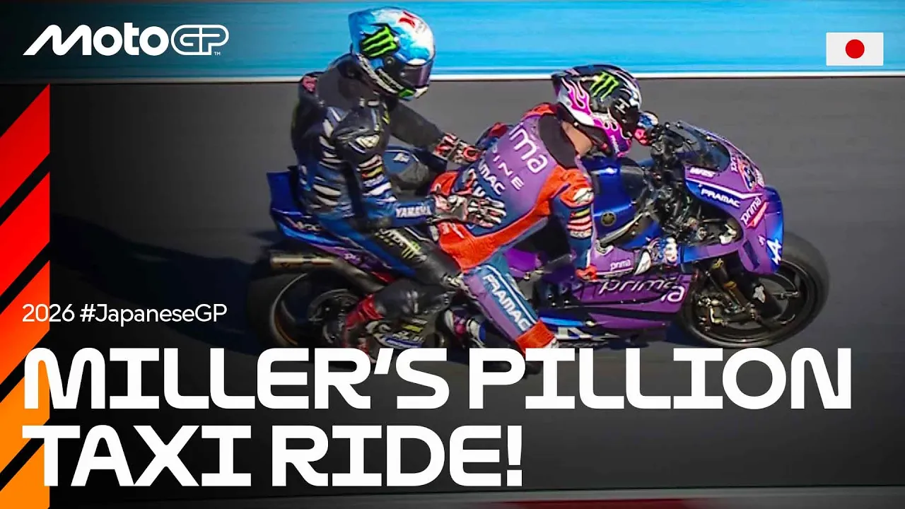 Jack Miller's ULTIMATE taxi ride + stoppie! 🤪 🚕 | 2026 Japanese GP